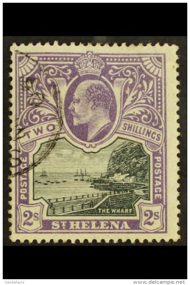 1903 2s Black And Violet, SG 60, Fine Used. For More Images, Please Visit... - Saint Helena Island