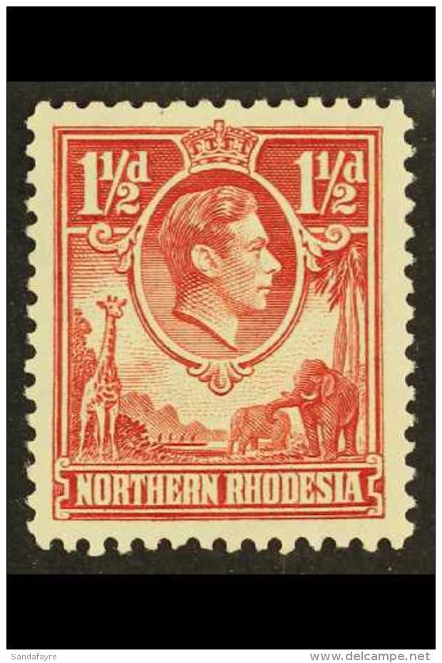 1938-52 1&frac12;d Carmine-red, SG 29, NHM. For More Images, Please Visit... - Nordrhodesien (...-1963)