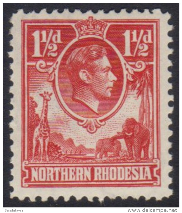 1938-52 1&frac12;d Carmine-red SG.29 NHM For More Images, Please Visit... - Nordrhodesien (...-1963)