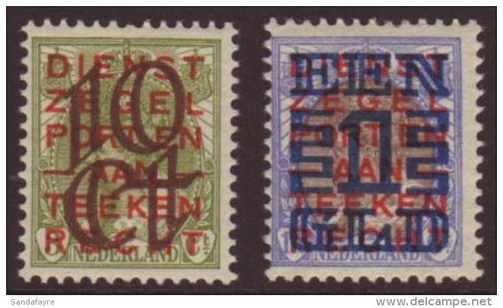 1923 10c On 3c &amp; 1g On 17&frac12;c Surcharges, P12&frac12;, Mi 136/37, VFM (2) For More Images, Please Visit... - Otros & Sin Clasificación