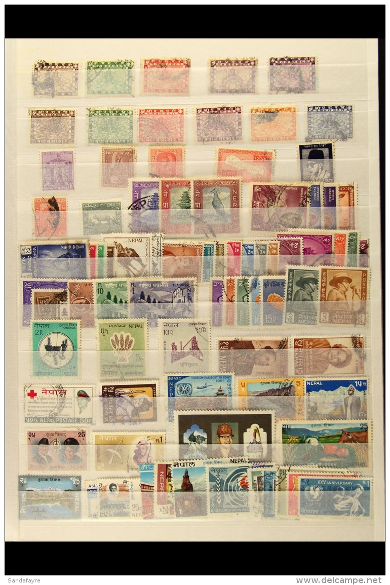 1930-1995 Used Collection, All Different, Many Sets (225+ Stamps) For More Images, Please Visit... - Nepal