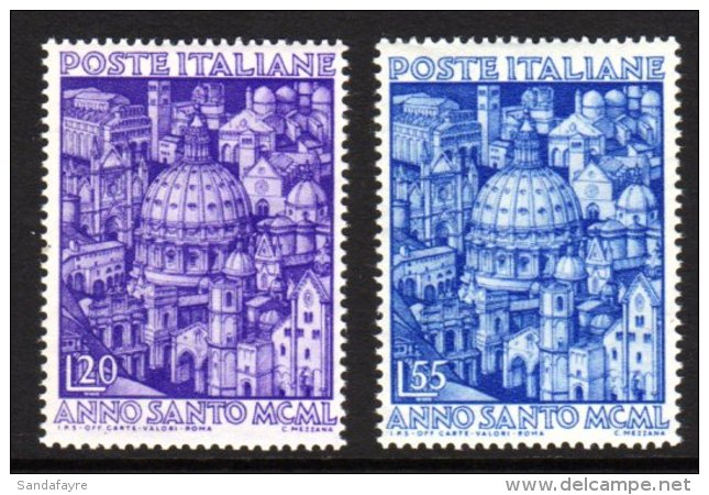 1950 Holy Year Complete Set,SG 746/47,Sass 620/21,vf NHM,fresh(2) For More Images, Please Visit... - Sin Clasificación