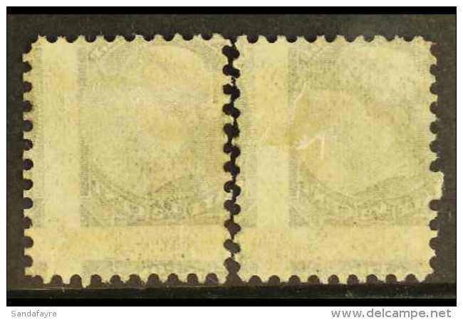 1882-97 &frac12;c OFFSETS, SG 101, Two Used Stamps, Originally Pair (2) For More Images, Please Visit... - Other & Unclassified