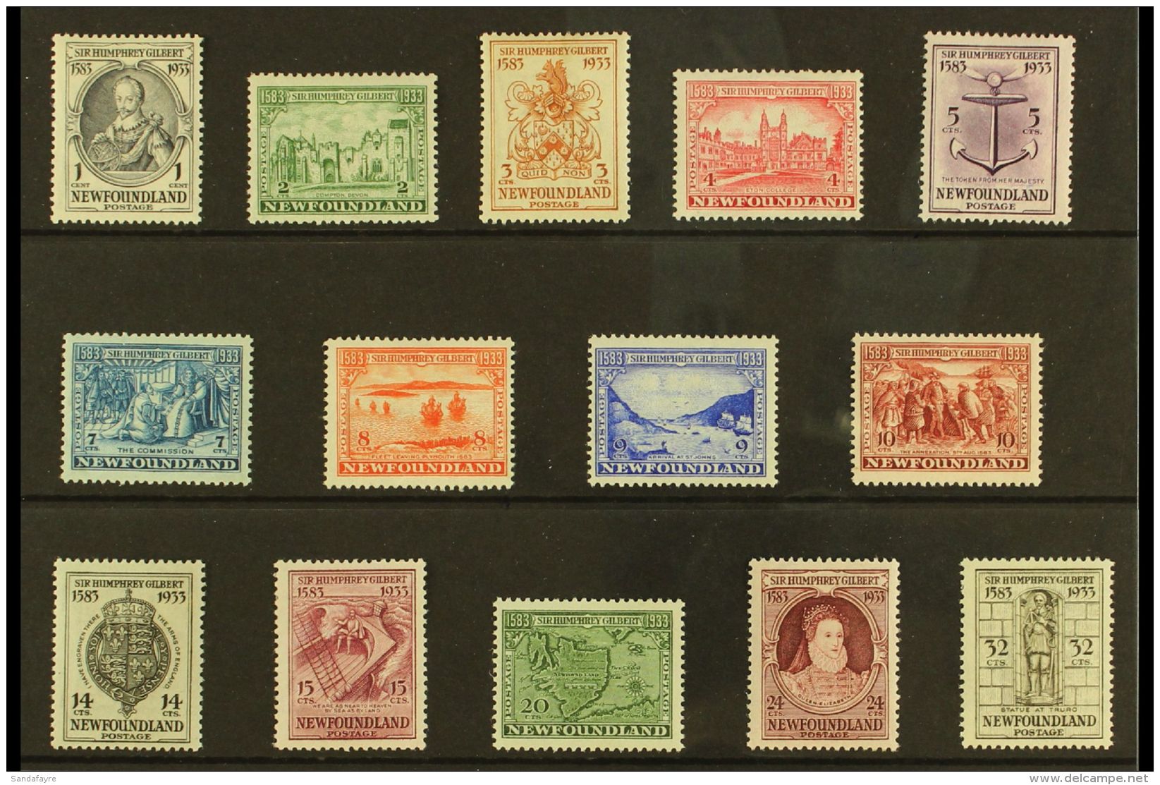 1933 Sir Humphrey Gilbert Set, SG 236/49, VFM. (14) For More Images, Please Visit... - Other & Unclassified