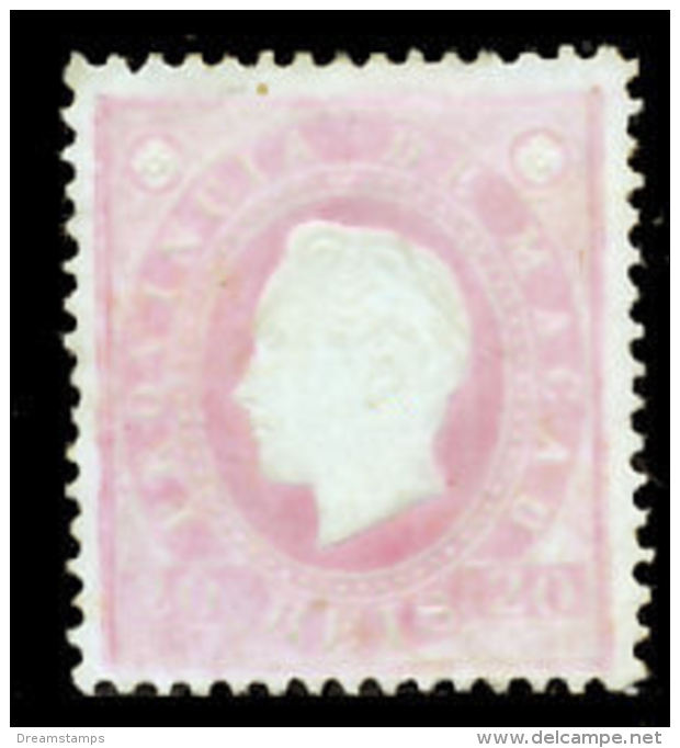 !										■■■■■ds■■ Macao 1888 AF#34(*) King Luís 20 Réis 12.5 (x10887) - Unused Stamps