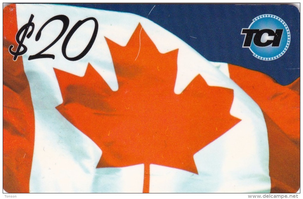 Canada, $20, TCI Canada, Flag, 2 Scans. - Canada