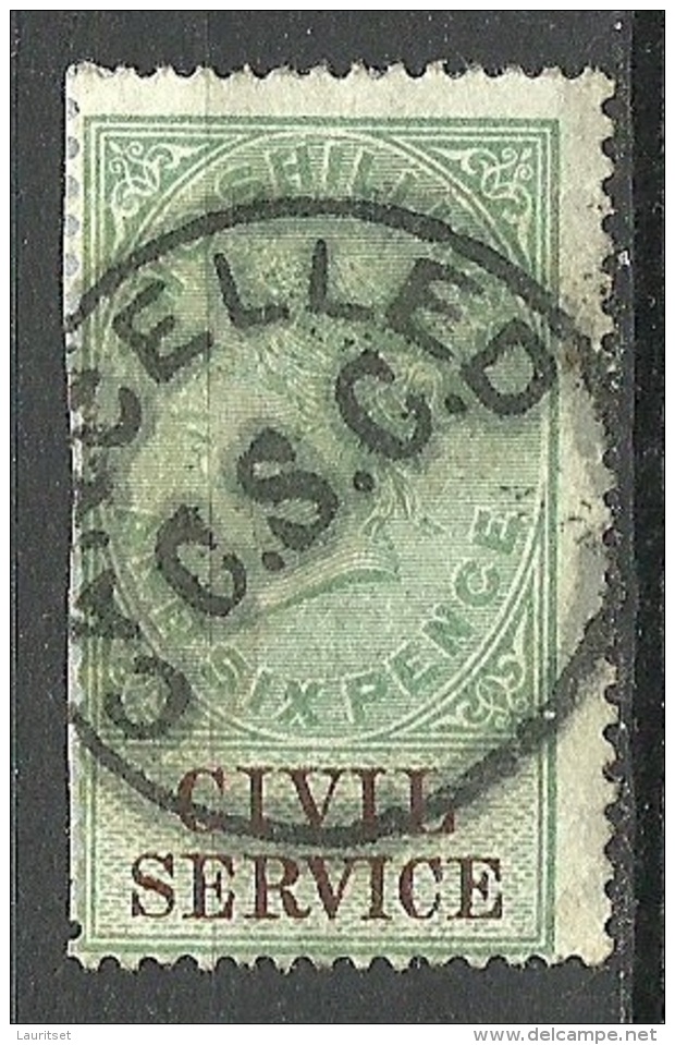 Great Britain Old Revenue Tax Stamp Civil Service O - Service