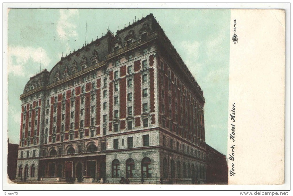 Hotel Astor, New York - 1910 - Cafés, Hôtels & Restaurants