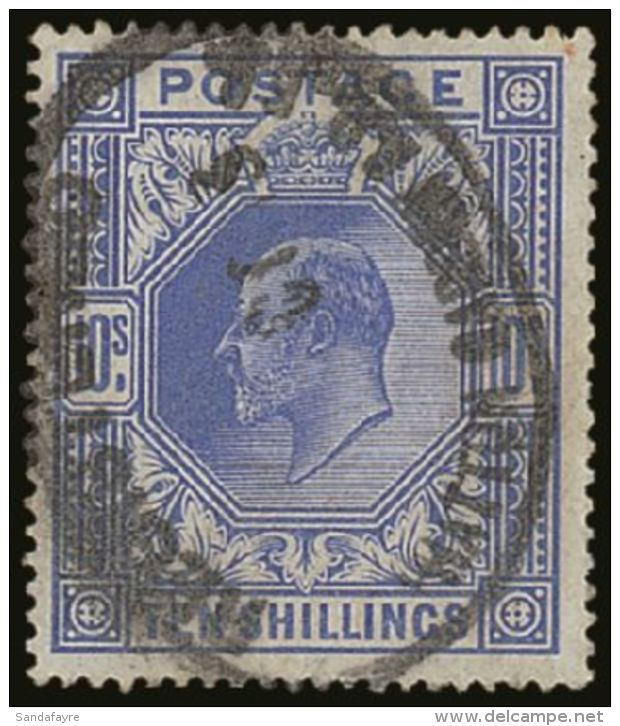 1902-10 KEVII 10s Ultramarine, SG 265, Fine Used With Oval Registered Cancel. For More Images, Please Visit... - Non Classés