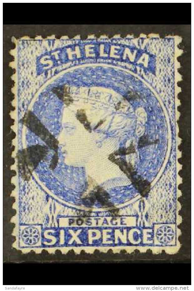 1864 6d Ultramarine, SG 16a, Very Fine Used. For More Images, Please Visit... - Sainte-Hélène