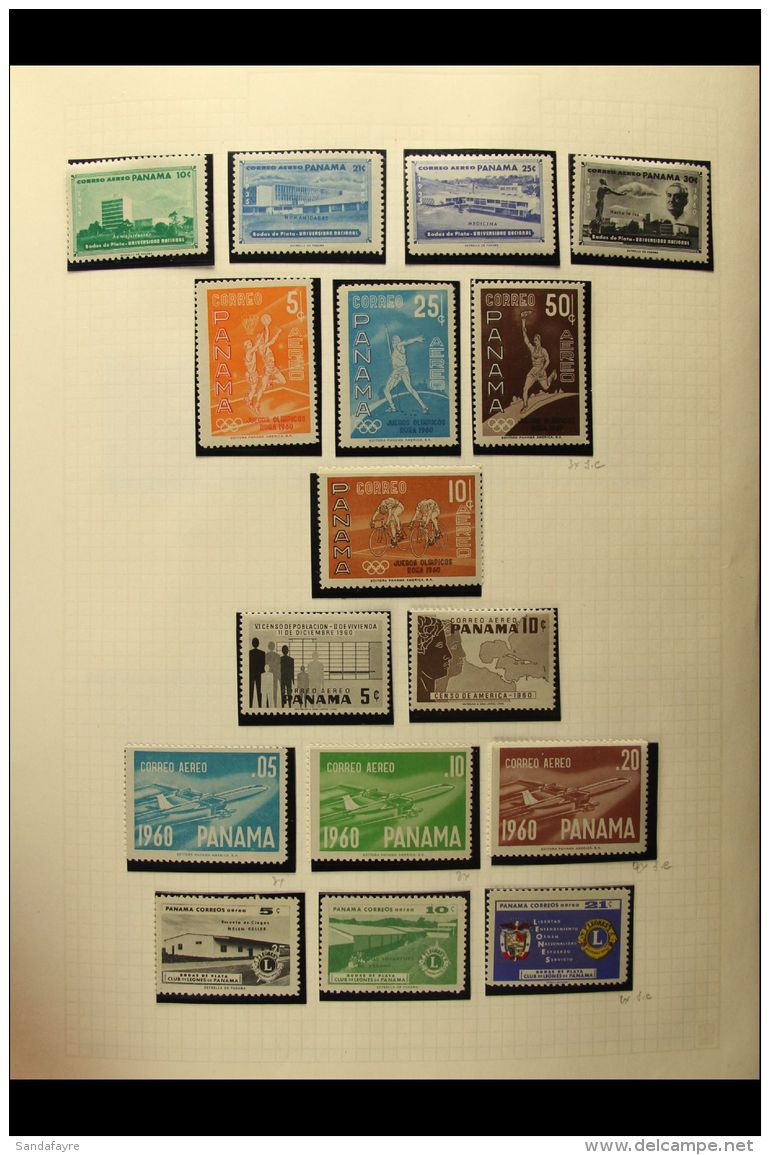 1960-69 NEVER HINGED MINT COLLECTION A Chiefly All Different Collection Presented In An Album On Hingeless Pages,... - Panama