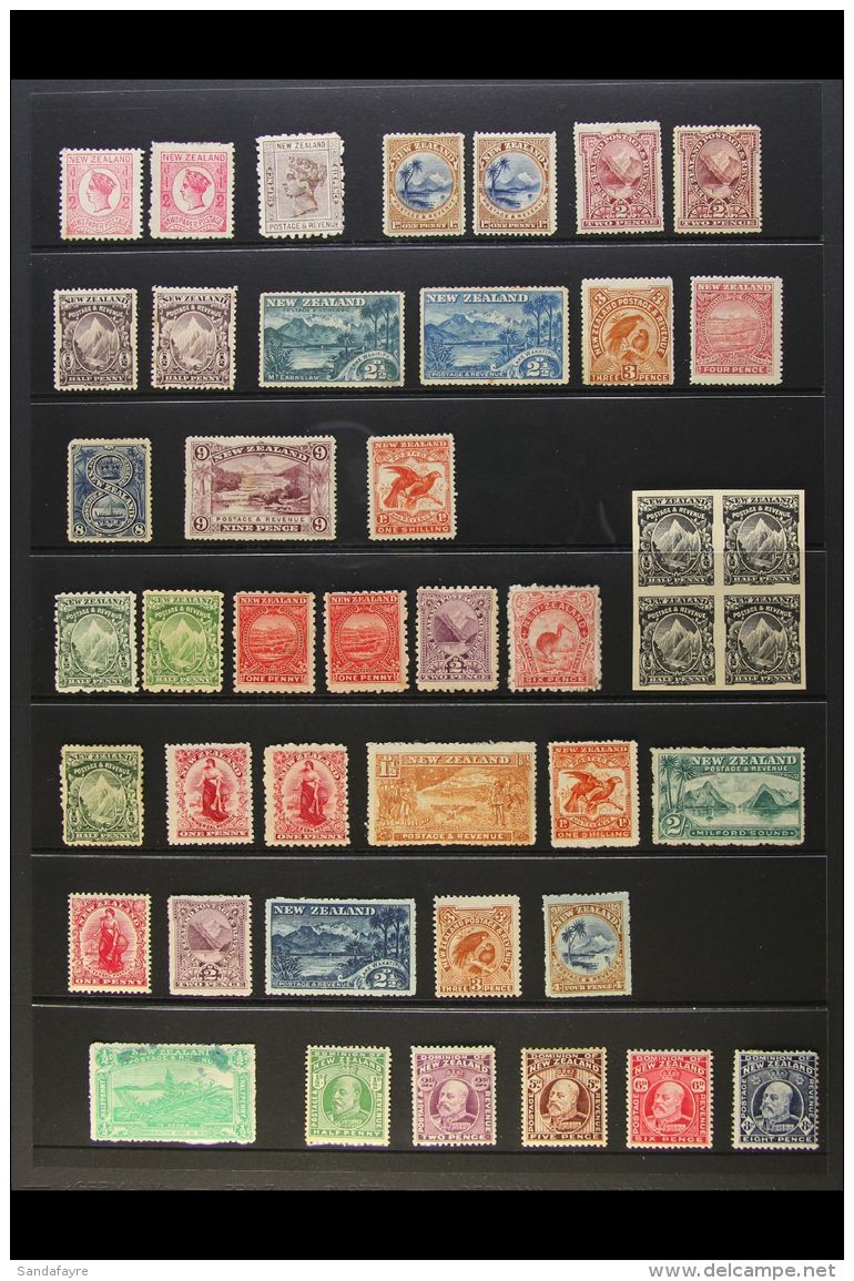 1882-1911 MINT SELECTION Presented On A Stock Page. Includes 1882-1900 6d, 1892 &frac12;d Newspaper (x2), 1898... - Autres & Non Classés