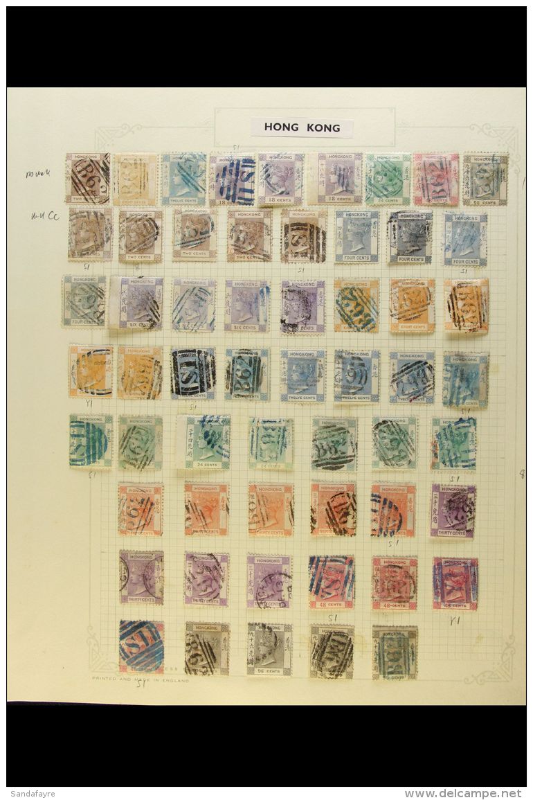 1862-1900 ATTRACTIVE USED COLLECTION With Many Shades &amp; Postmark Interest (Treaty Ports And Coloured Cancels)... - Other & Unclassified