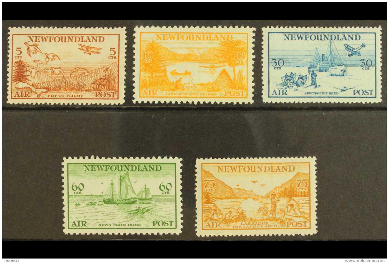 1933 Air Set, SG 230/34, Fine Mint (5 Stamps) For More Images, Please Visit... - Autres & Non Classés