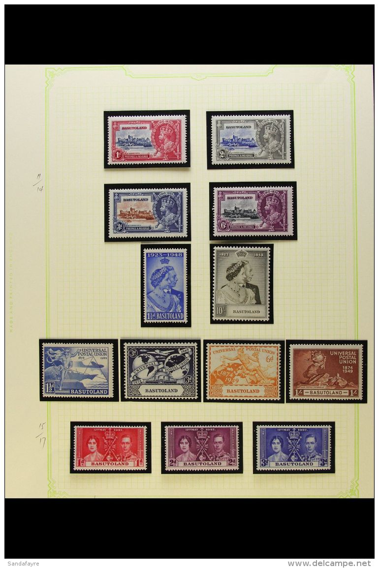 1935-1949 COMPLETE VERY FINE MINT COLLECTION In Hingeless Mounts On Leaves, ALL DIFFERENT, Inc 1938 Crocodile Set,... - Autres & Non Classés