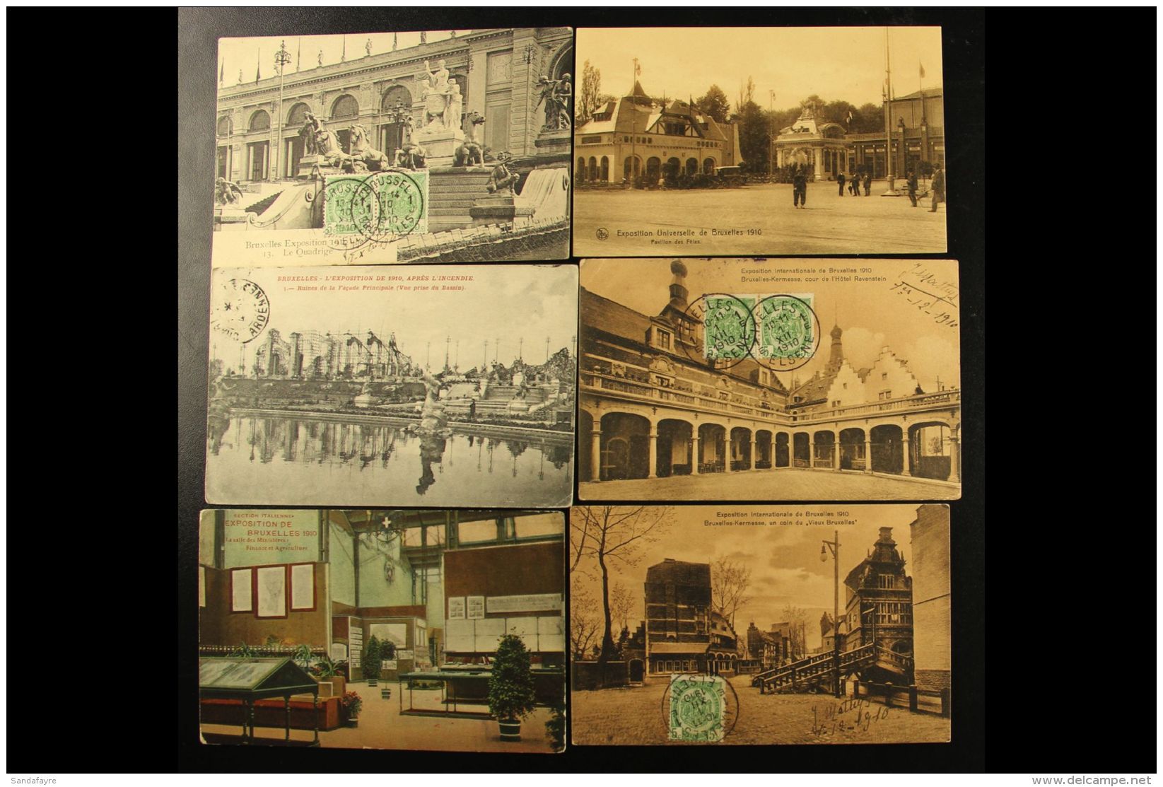 1910 BRUSSELS EXHIBITION Group Of Postcards Produced For The "Exposition Universelle Et Internationale De... - Altri & Non Classificati