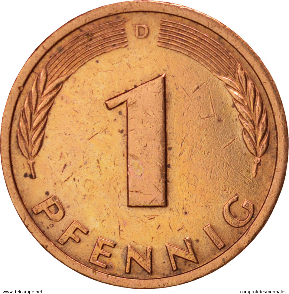 Monnaie, République Fédérale Allemande, Pfennig, 1980, Munich, TTB, Copper - 1 Pfennig