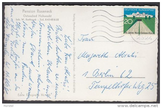 D-24321 Hohwacht - Ostseebad - Ansichten - Pension Roseneck - Nice Stamp - Luetjenburg