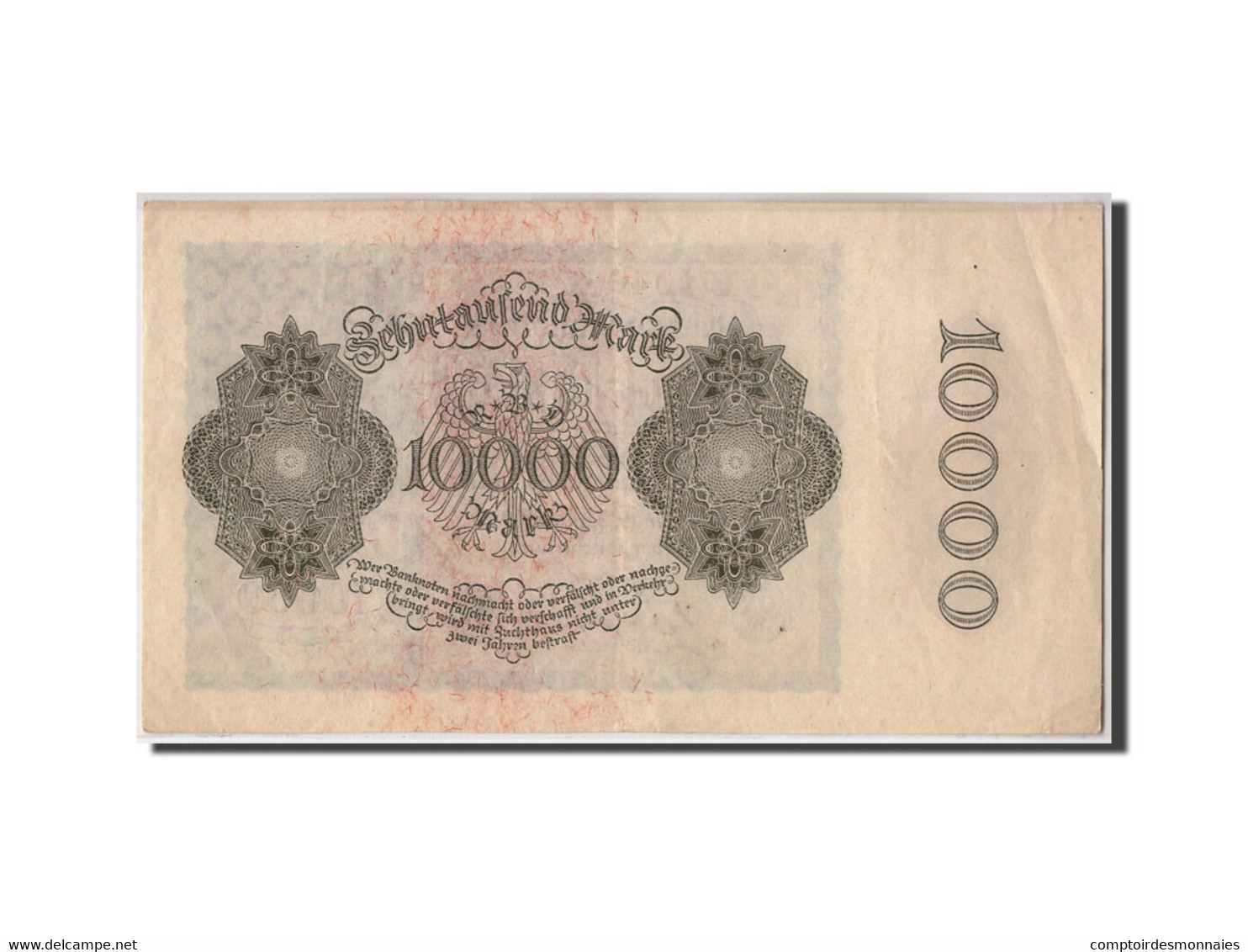 Billet, Allemagne, 10,000 Mark, 1922, 1922-01-19, KM:71, TTB - 10000 Mark