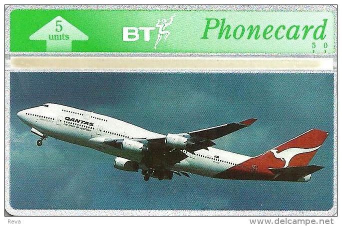 UK 5 UNITS QANTAS AIRWAYS AUSTRALIA AIRPLANE L & G MINT CODE:407A READ DESCRIPTION !! - BT Emissions Privées