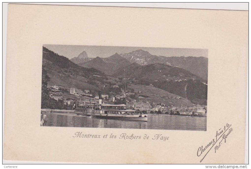 SUISSE,HELVETIA,SWISS,SCHWEIZ,SVIZZERA,SWITZERLAND ,VAUD,chateau Chillon,veytaux,Montreux, Lac Léman,1907,marcophilie - Montreux