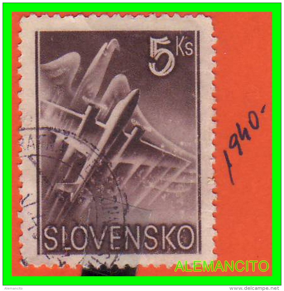 ESLOVAQUIA     ( SLOVENSKO  )  SELLO  AÑO 1940 - Oblitérés