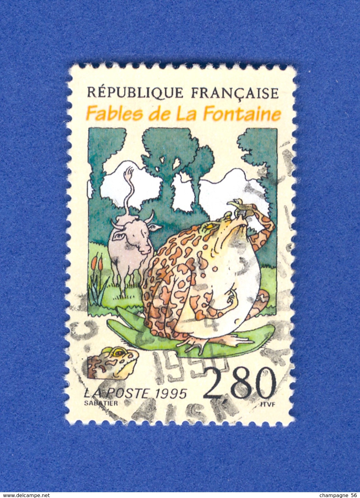 * 1995   N° 2959  LA GRENOUILLE  OBLITÉRÉ - Oblitérés