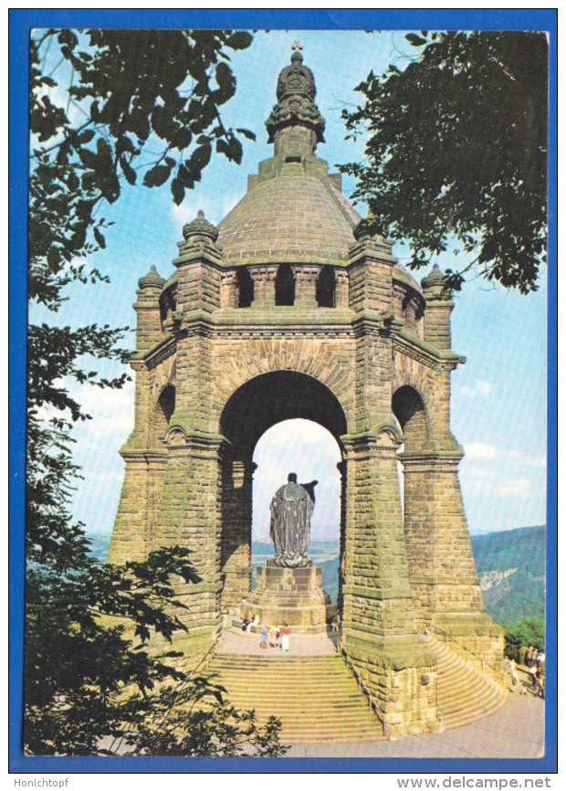 Deutschland; Porta Westfalica; Kaiser Wilhelm Denkmal - Porta Westfalica