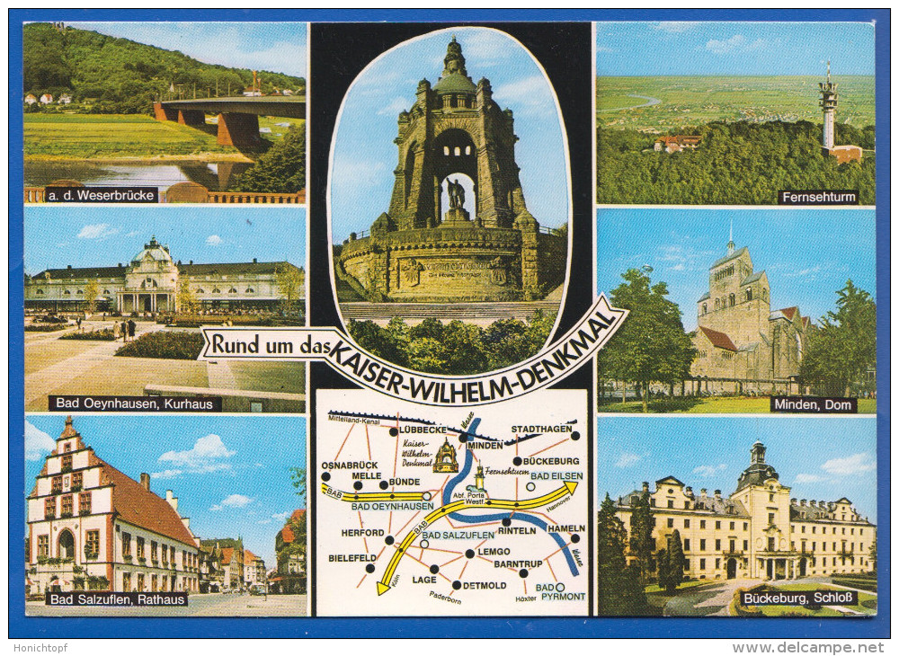 Deutschland; Porta Westfalica; Multibildkarte - Porta Westfalica