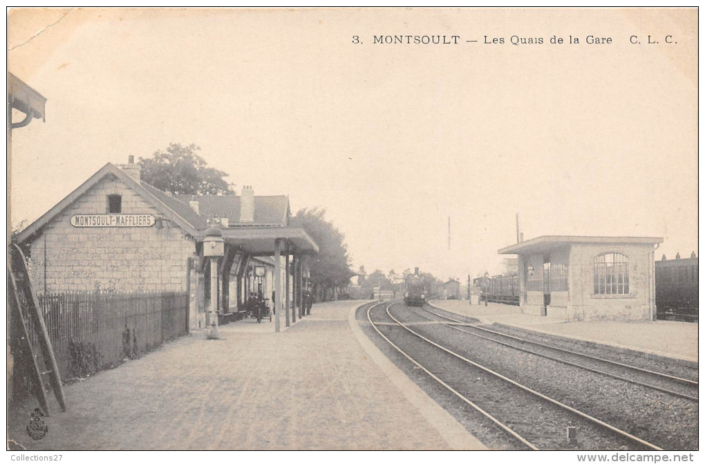 95-MONTSOULT-MAFFLIERS- LES QUAIS DE LA GARE - Montsoult