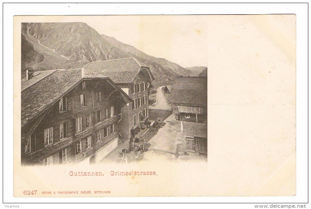 CPA SUISSE GUTTANNEN Grimselstrasse - Guttannen