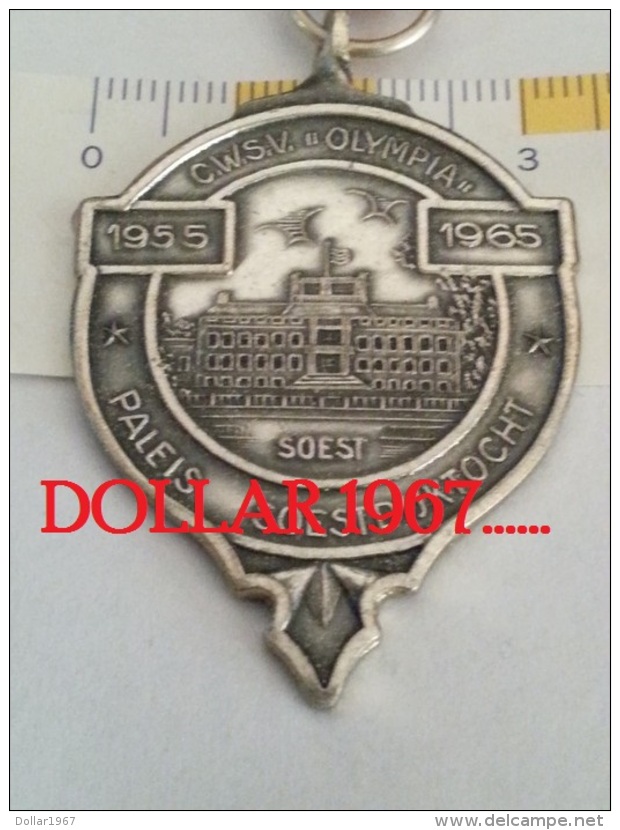 .medal - Medaille - C.w.s.v Olympia Paleis Soestdijktocht 1955-1965 - Other & Unclassified