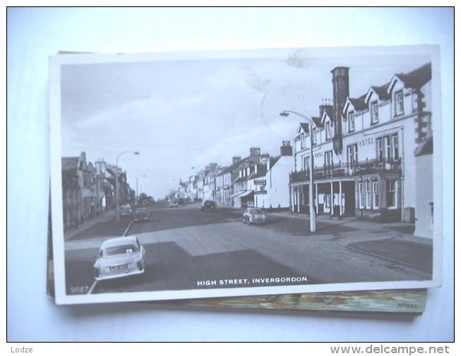 Schotland Scotland Ross And Cromarty Invergordon High Street Old Cars - Ross & Cromarty