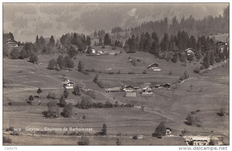 Suisse - Gryon - Environs De Barboleusaz - Cachet 1948 - Gryon