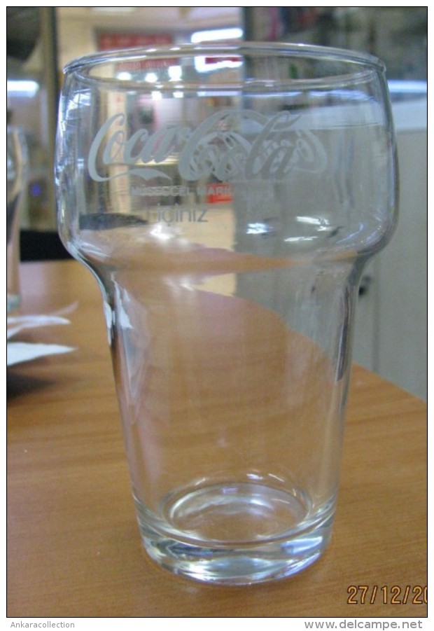 AC - COCA COLA CLEAR TUMBLER GLASS - B FROM TURKEY - Tasses, Gobelets, Verres