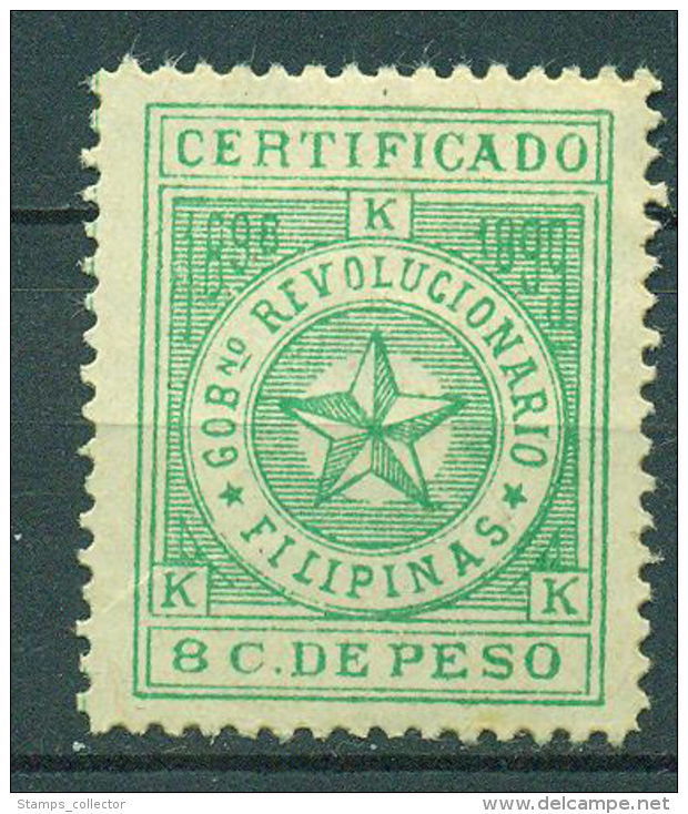 Spain, Colonies, Phillipphines. Telegrafos. 1898, MH. - Filipinas