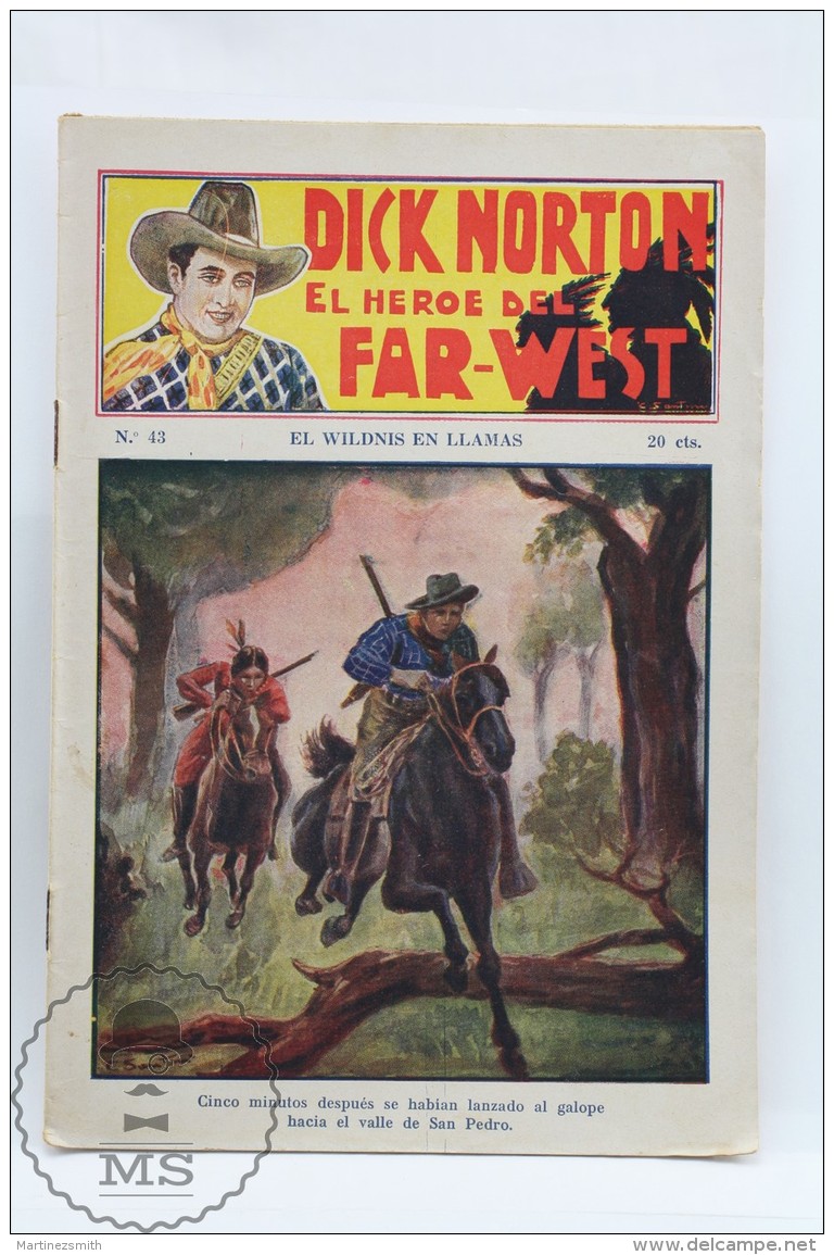 Spanish Edition 1930's Dick Norton The Far West Hero N&ordm; 43 - 16 Pages - Other & Unclassified