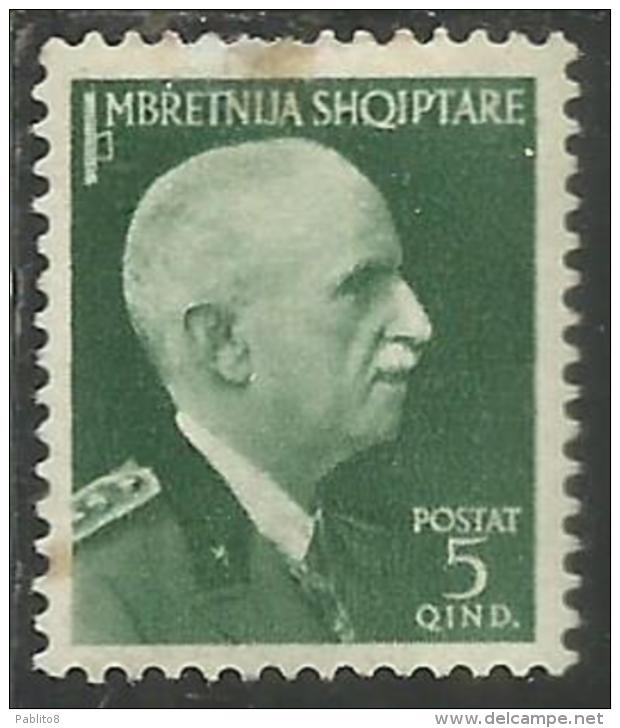 ALBANIA 1939 1940 ORDINARIA 5 Q MNH - Albania