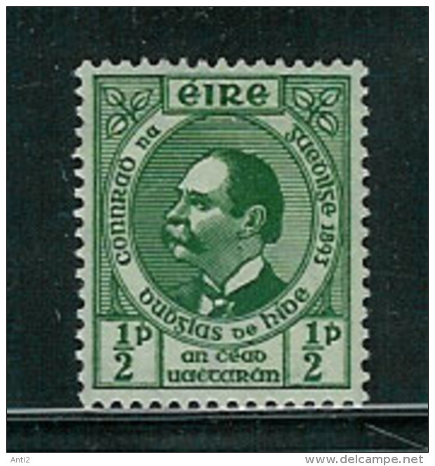 Ireland 1953 50 Years Gaelic League, Douglas Hyde, Irish Dubh Glass De Hide (1860-1949), Poet And First P Mi 89, MNH(**) - Unused Stamps