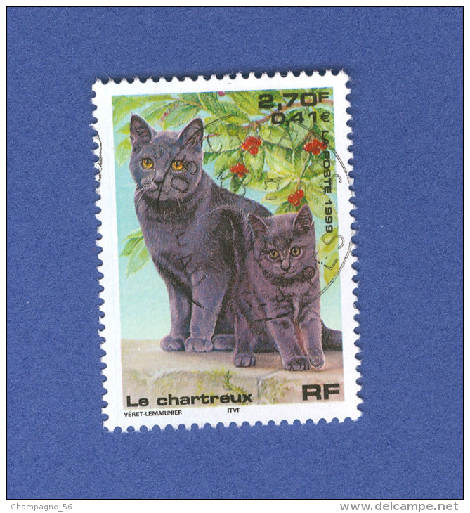 VARIÉTÉS 1999 N° 3283  LE CHARTREUX   OBLITÉRÉ YVERT 0.50 € - Oblitérés