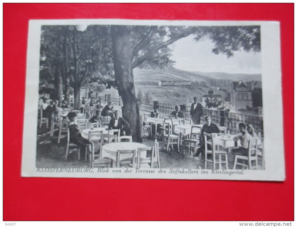 J1- Austria Vintage Postcard-Klosterneuburg-Blick Von Der Terrasse Des Stiftskellers Ins Kierlingertal. - Klosterneuburg