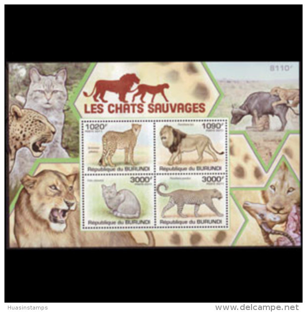 BURUNDI 2011 - Scott# 841 S/S Wildlife MNH - Neufs