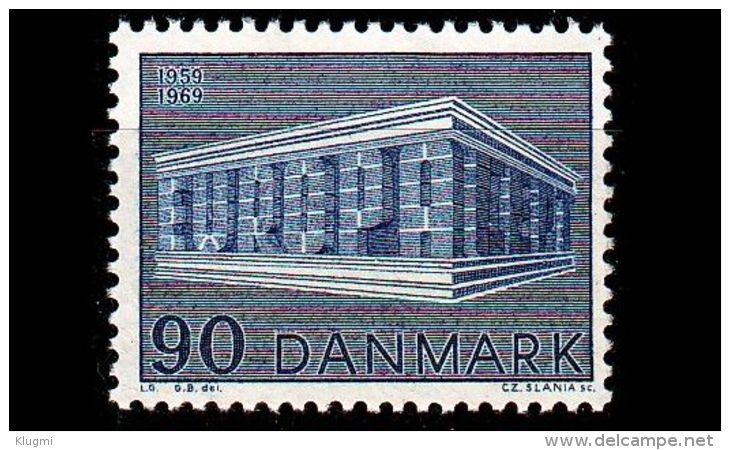 DÄNEMARK DANMARK [1969] MiNr 0479 ( **/mnh ) CEPT - Unused Stamps