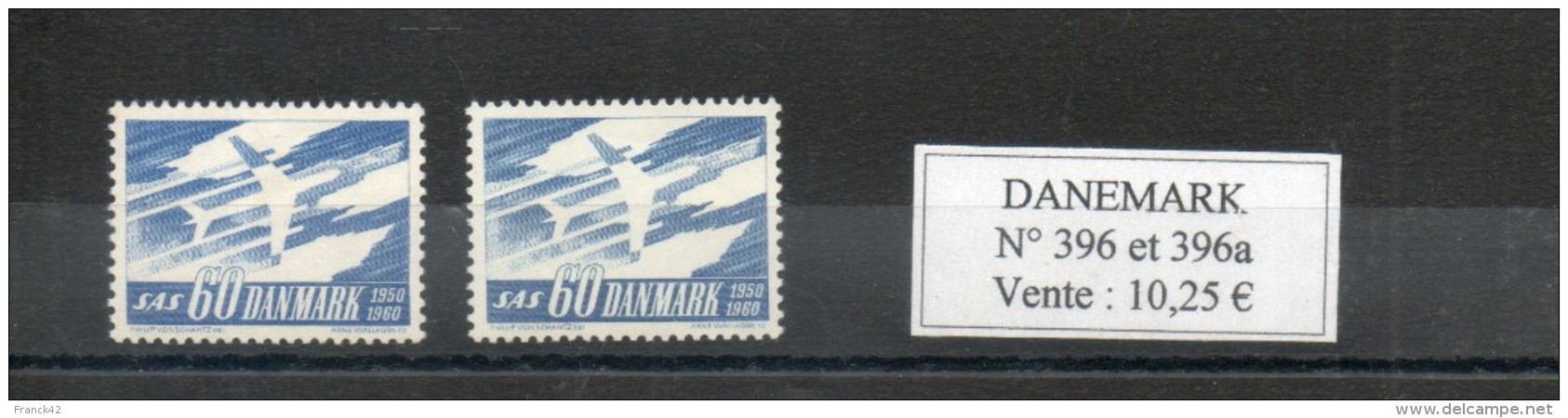 Danemark. SAS 1950-1960 - Neufs