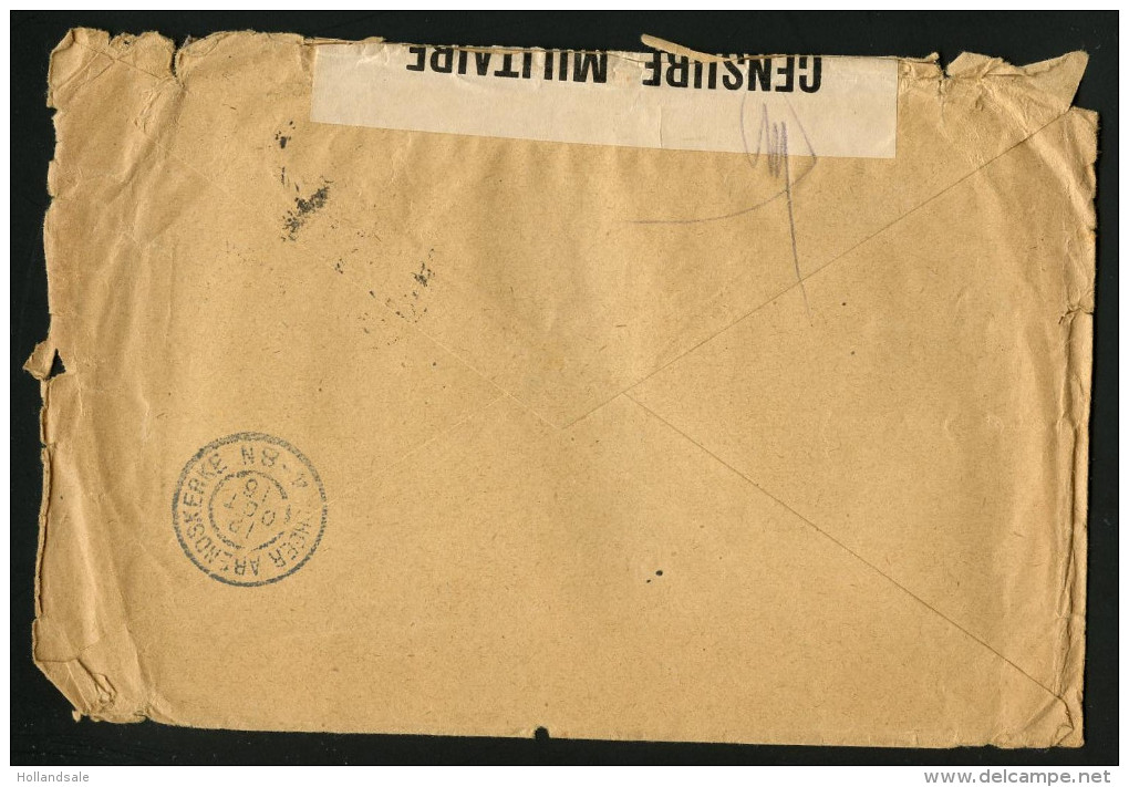 BELGIUM - September 30, 1916. Old Cover POSTES MILITAIRE Sent To Zeeland, The Netherlands. CENSORED. (d-504) - Other & Unclassified