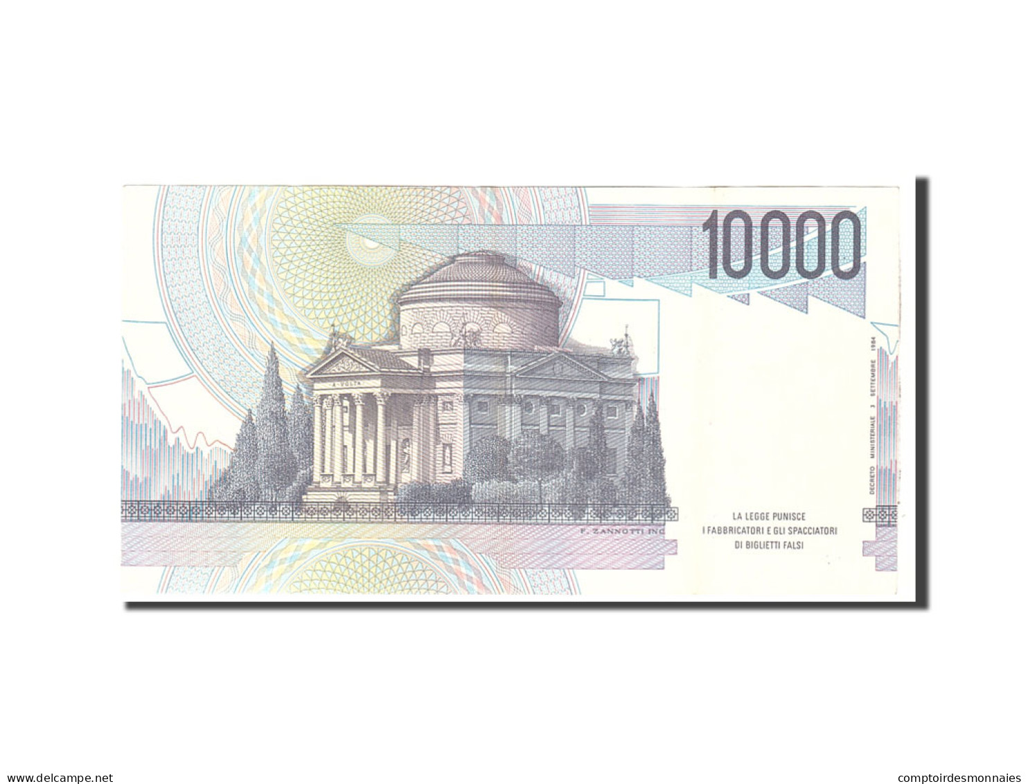 Billet, Italie, 10,000 Lire, 1984, 1984-09-03, KM:112c, TTB - 10.000 Lire