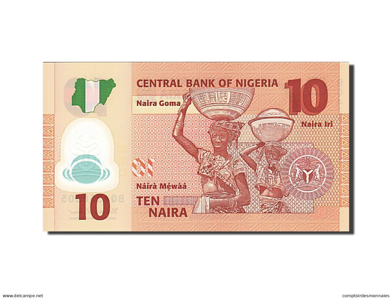 Billet, Nigéria, 10 Naira, 2013, 2013, NEUF - Nigeria