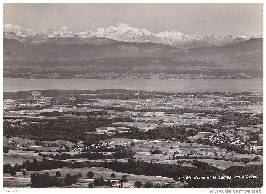 Suisse - Arzier - Mont Blanc Et Lac Léman - Arzier-Le Muids