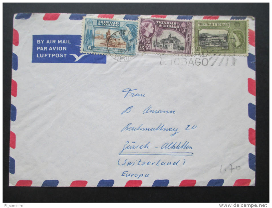 GB Kolonie 1957 MiF Trinidad & Tobago Luftpost / Air Mail - Trinidad & Tobago (...-1961)