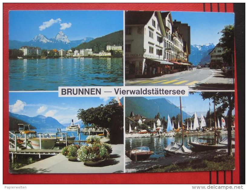 Ingenbohl (SZ) - Mehrbildkarte "Brunnen Vierwaldstättersee" - Ingenbohl